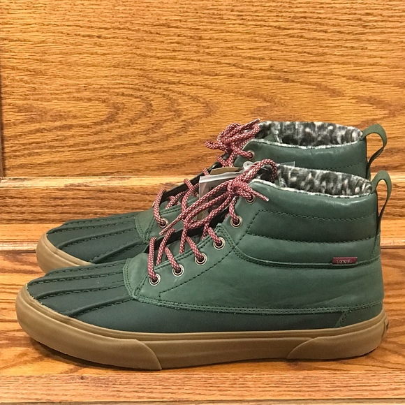 vans sk8 hi del pato black